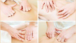 Массаж спины техника выполнения