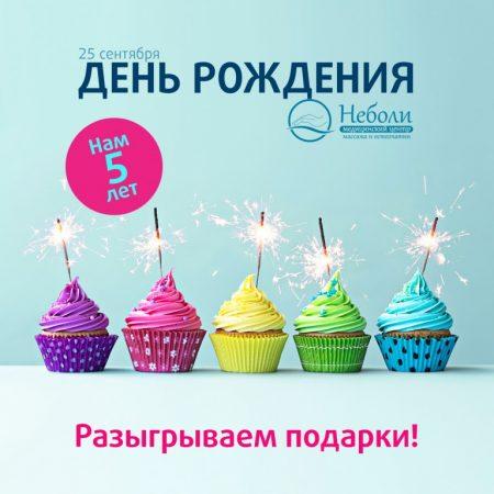 День Рождения медцентра «Неболи»! Разыгрываем подарки!