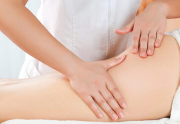 Массаж для похудения ног и бедер