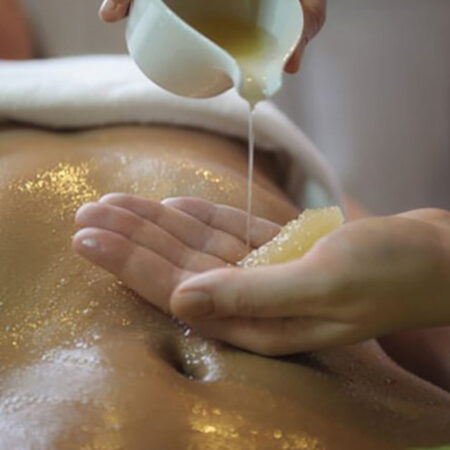 Медовый массаж для похудения живота и боков