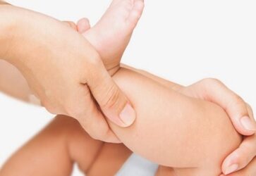 Массаж ножек ребенку до года