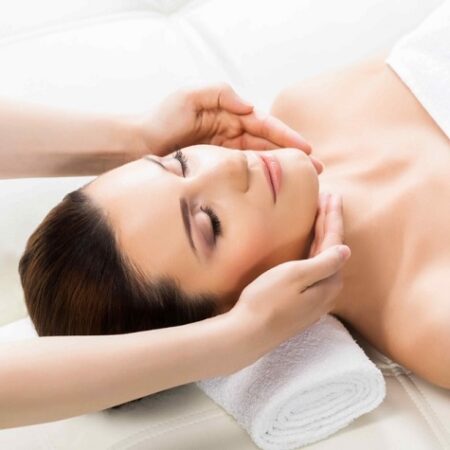 Массаж лица Коруги